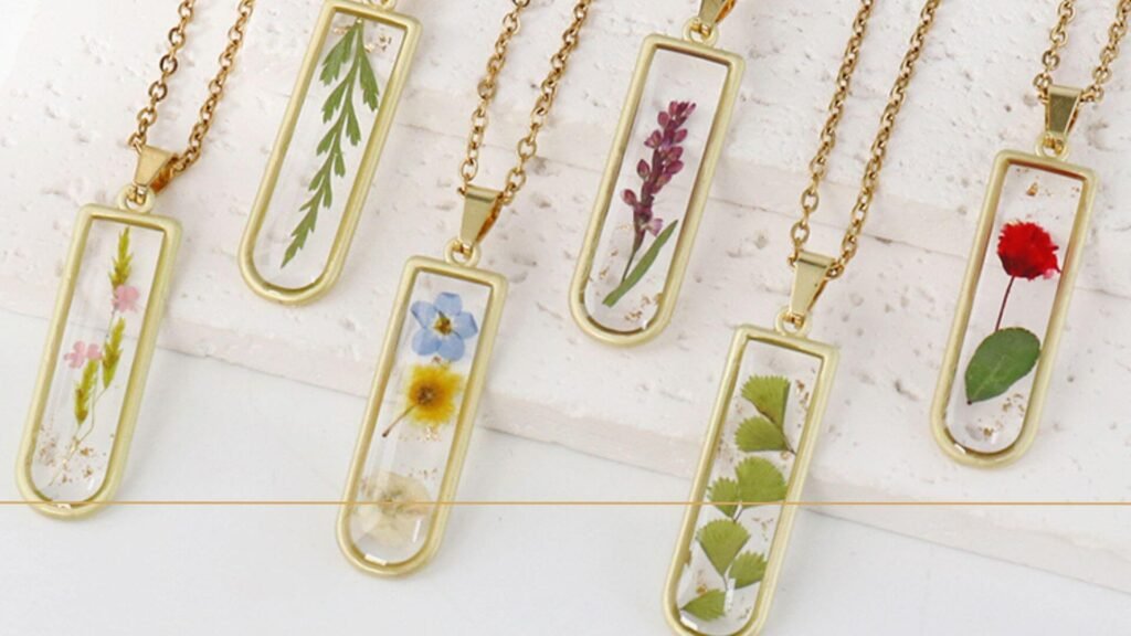 Leafy Belief Safe Resin Necklace Jewelry